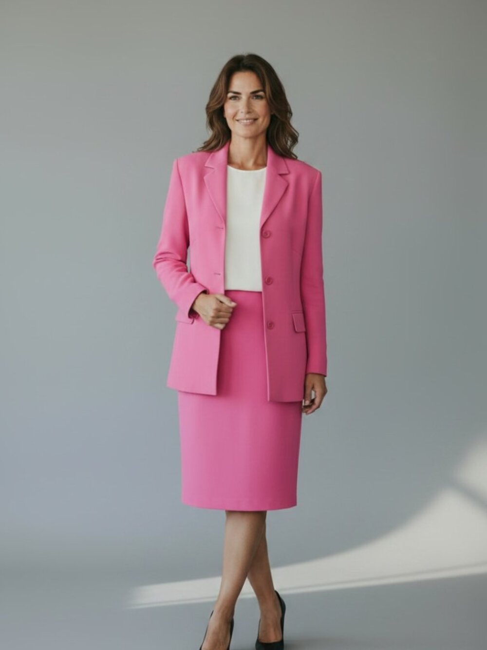 Ivonne Women's Tailored Skirt Suit